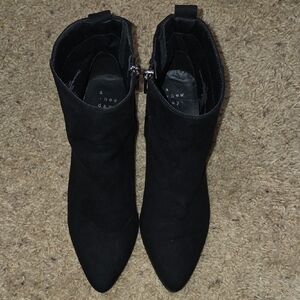 A New Day Women's Sleek Black Ankle Booties